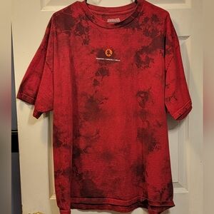 Primitive x Naruto Red Tie-Dye Short Sleeve Tee